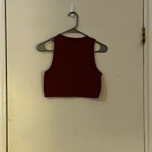 Red crop top, beautiful, brand new